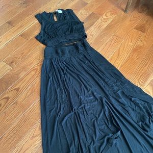 Two-piece free people top & skirt set | small